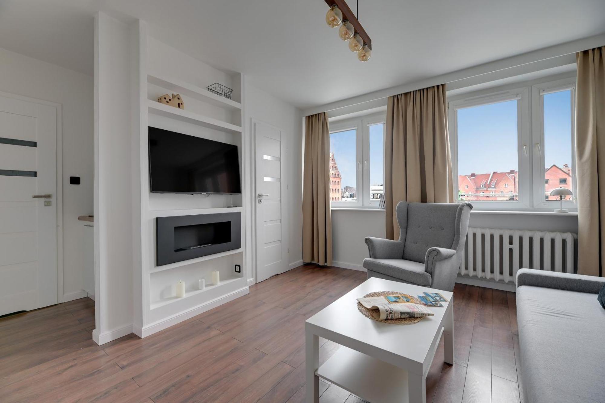 Motlawa Bulvar Residence Z Widokiem Na Rzeke Motlawa By Downtown Apartments Gdańsk Kültér fotó