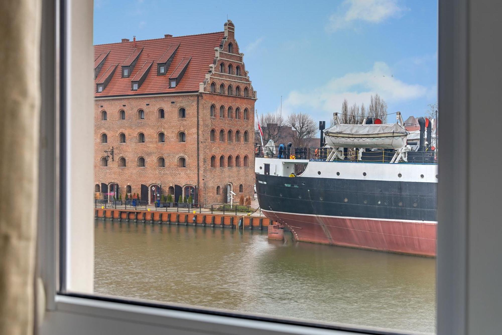 Motlawa Bulvar Residence Z Widokiem Na Rzeke Motlawa By Downtown Apartments Gdańsk Kültér fotó
