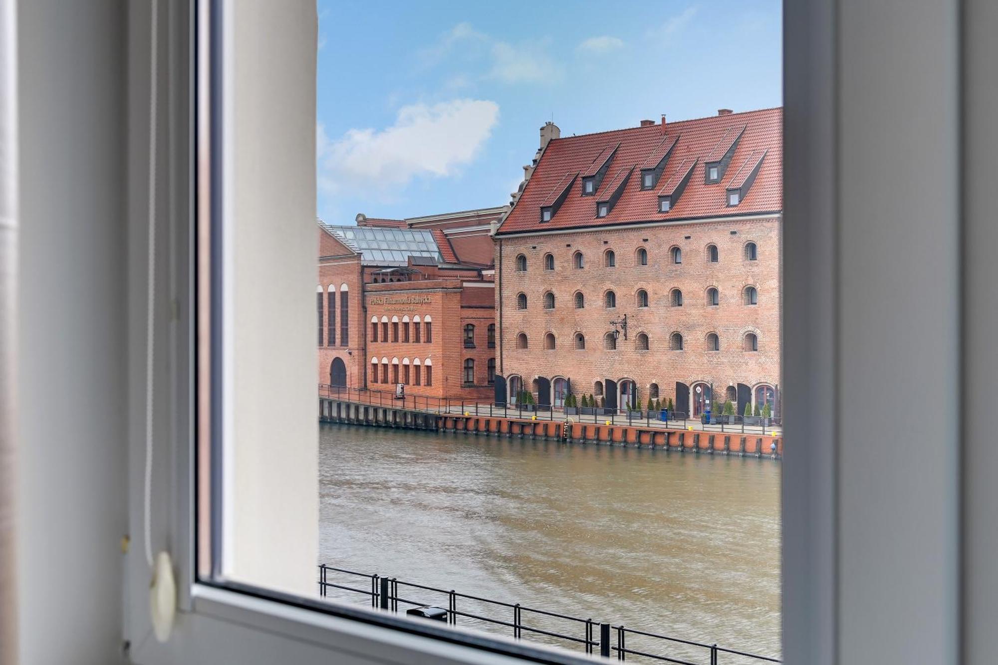 Motlawa Bulvar Residence Z Widokiem Na Rzeke Motlawa By Downtown Apartments Gdańsk Kültér fotó